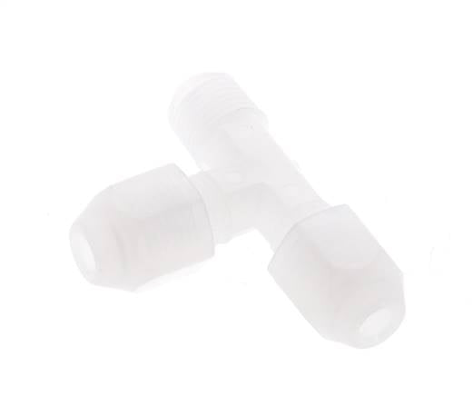 2x4mm & R1/8'' PP haakse slangkoppeling met buitendraad 10bar/145psi [2 stuks].