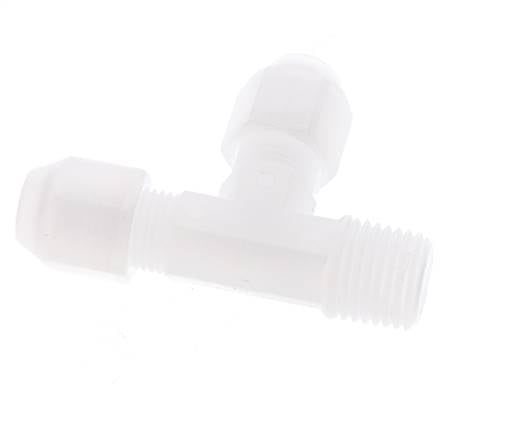 4x6mm & R1/4'' PP haakse slangkoppeling met buitendraad 10bar/145psi [2 stuks].