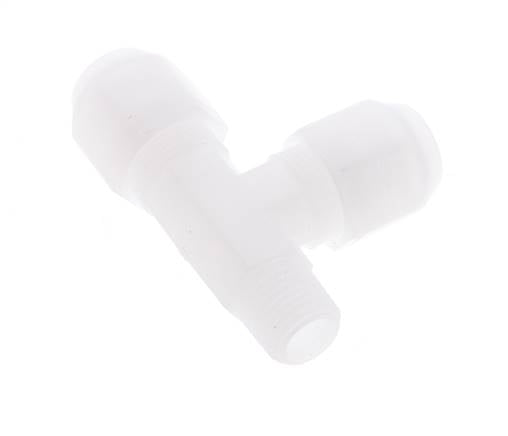 8x10mm & R1/4'' PP haakse slangkoppeling met buitendraad 10bar/145psi [2 stuks].