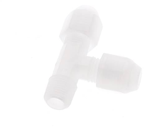 2x4mm & R1/8'' PP haakse slangkoppeling met buitendraad 10bar/145psi [2 stuks].