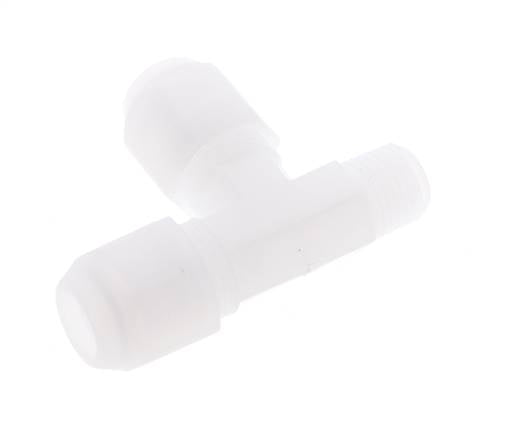 8x10mm & R1/4'' PP haakse slangkoppeling met buitendraad 10bar/145psi [2 stuks].