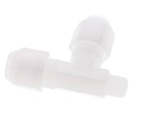 6x8mm & R1/8'' PP haakse slangkoppeling met buitendraad 10bar/145psi [2 stuks].