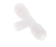 6x8 Mm&R1/4'' Pvdf T-Vorm T-Stuk Slang Aansluiting Met Buitendraad 10Bar/145Psi