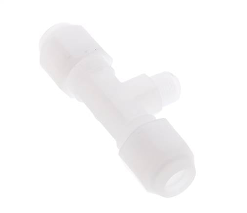 6x8 Mm&R1/8'' PP T-Vormige T-Stuk Slangfitting Met Buitendraad 10Bar/145Psi [2 Stuks]