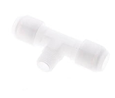 8x10 Mm&R1/4'' PP T-Vormige T-Stuk Slangfitting Met Buitendraad 10Bar/145Psi [2 Stukken]