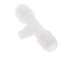 6x8 Mm&R1/8'' PP T-Vormige T-Stuk Slangfitting Met Buitendraad 10Bar/145Psi [2 Stuks]