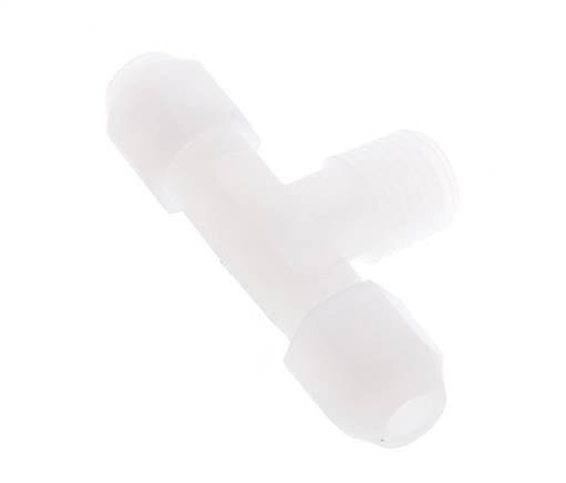 4X6 Mm&R1/4'' Pvdf T-Vorm Tee Slang Aansluiting Met Buitendraad 10Bar/145Psi