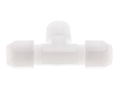 10x12 Mm&R1/2'' Pvdf T-Vorm Tee Slang Aansluiting Met Buitendraad 10Bar/145Psi