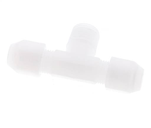 4X6 Mm&R1/4'' PP T-Vormige T-Stuk Slang Aansluiting Met Buitendraad 10Bar/145Psi [2 Stuks]