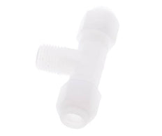 6x8 Mm&R1/4'' PP T-Vormige T-Stuk Slang Aansluiting Met Buitendraad 10Bar/145Psi [2 Stuks]