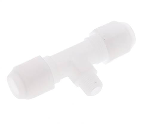 6x8 Mm&R1/8'' PP T-Vormige T-Stuk Slangfitting Met Buitendraad 10Bar/145Psi [2 Stuks]