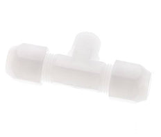 10x12 Mm&R3/8'' Pvdf T-Vorm Tee Slang Aansluiting Met Buitendraad 10Bar/145Psi