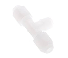 2X4 Mm&R1/8'' PP T-Vorm Tee Slang Fitting Met Buitendraad 10Bar/145Psi [2 Stukken]