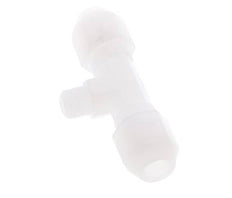 6x8 Mm&R1/8'' Pvdf T-Vorm T-Stuk Slang Aansluiting Met Buitendraad 10Bar/145Psi