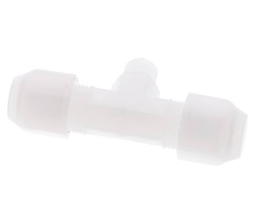 6x8 Mm&R1/8'' PP T-Vormige T-Stuk Slangfitting Met Buitendraad 10Bar/145Psi [2 Stuks]