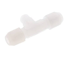 4X6 Mm&R1/8'' Pvdf T-Vorm Tee Slang Aansluiting Met Buitendraad 10Bar/145Psi