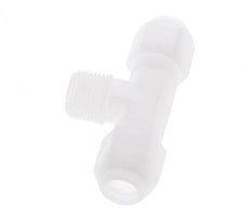 8x10 Mm&R3/8'' PP T-Vormige T-Stuk Slangfitting Met Buitendraad 10Bar/145Psi [2 Stuks]
