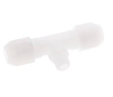 6x8 Mm&R1/8'' Pvdf T-Vorm T-Stuk Slang Aansluiting Met Buitendraad 10Bar/145Psi