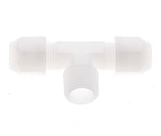 10x12 Mm&R1/2'' Pvdf T-Vorm Tee Slang Aansluiting Met Buitendraad 10Bar/145Psi