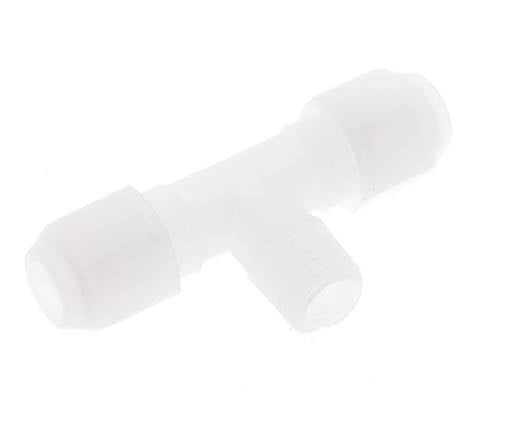 6x8 Mm&R1/4'' PP T-Vormige T-Stuk Slang Aansluiting Met Buitendraad 10Bar/145Psi [2 Stuks]