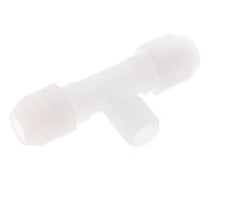 6x8 Mm&R1/4'' Pvdf T-Vorm T-Stuk Slang Aansluiting Met Buitendraad 10Bar/145Psi