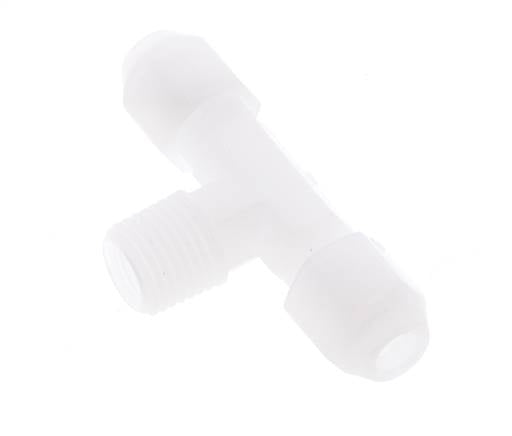 4X6 Mm&R1/4'' PP T-Vormige T-Stuk Slang Aansluiting Met Buitendraad 10Bar/145Psi [2 Stuks]
