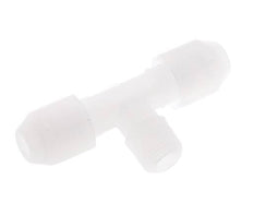 2X4 Mm&R1/8'' PP T-Vorm Tee Slang Fitting Met Buitendraad 10Bar/145Psi [2 Stukken]