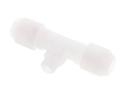 6x8 Mm&R1/8'' Pvdf T-Vorm T-Stuk Slang Aansluiting Met Buitendraad 10Bar/145Psi
