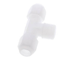 10x12 Mm&R1/2'' PP T-Vormige T-Stuk Slangfitting Met Buitendraad 10Bar/145Psi