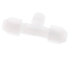 2X4 Mm&R1/8'' PP T-Vorm Tee Slang Fitting Met Buitendraad 10Bar/145Psi [2 Stukken]