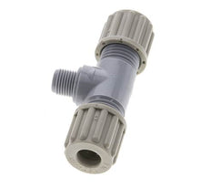 8x6mm & G1/8'' Pa T-stuk Knelfitting Buitendraad 10bar [2 Stuks]