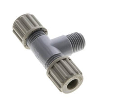 8x6mm & G1/4'' Pa T-stuk Knelfitting Buitendraad 10bar [2 Stuks]