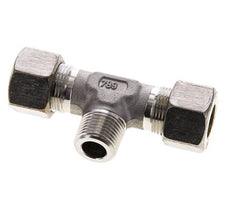 16S & R1/2'' RVS T-stuk Knelfitting Buitendraad 400bar ISO 8434-1