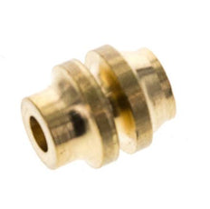 4mm Brass Rechte Knelfitting DN 6150bar DIN EN 1254-2 [2 Stuks]