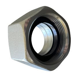 38 S M52x2 End Cap Stalen NBR