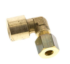 G 1/4'' x 6mm Messing L-Knelfitting 90 graden 150 Bar DIN EN 1254-2