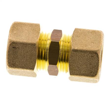 16mm Messing Rechte Knelfitting 76 Bar DIN EN 1254-2