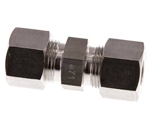 12S RVS Rechte Knelfitting 630 Bar DIN 2353