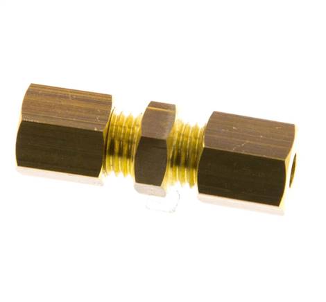 4mm Messing Rechte Knelfitting 150 Bar DIN EN 1254-2 [2 Stuks]