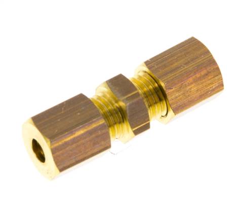 4mm Messing Rechte Knelfitting 150 Bar DIN EN 1254-2 [2 Stuks]