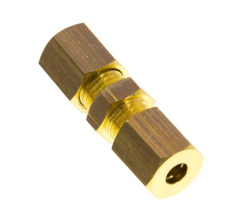 4mm Messing Rechte Knelfitting 150 Bar DIN EN 1254-2 [2 Stuks]