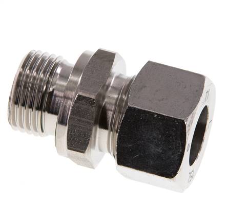 G 1/2'' Buitendraad x 15L RVS Rechte Snijring Koppeling met FKM Afdichting 315 Bar DIN 2353