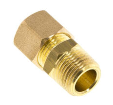 R 3/8'' Buitendraad x 10mm Messing Rechte Knelfitting 95 Bar DIN EN 1254-2