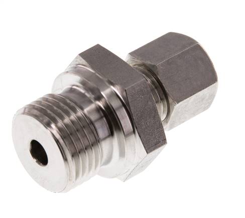 G 1/2'' Buitendraad x 8L RVS Rechte Knelfitting 315 Bar DIN 2353