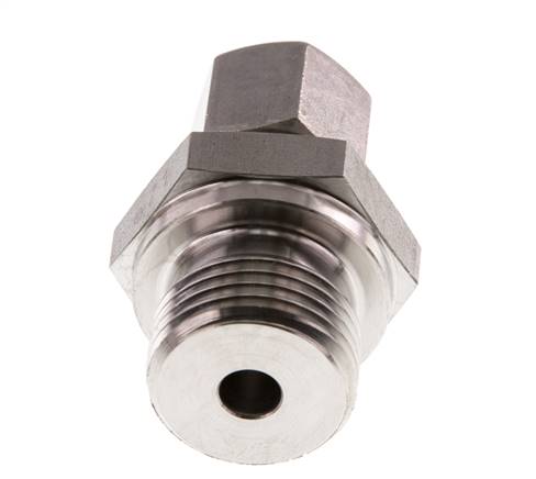 G 1/2'' Buitendraad x 8L RVS Rechte Knelfitting 315 Bar DIN 2353