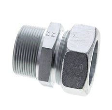 1 1/2'' NPT Buitendraad x 42L Verzinkt Stalen Rechte Snijring Koppeling 160 Bar DIN 2353