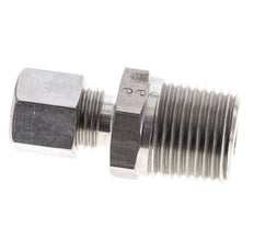 1/2'' NPT Buitendraad x 8L RVS Rechte Knelfitting 315 Bar DIN 2353