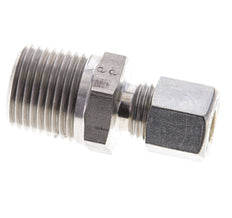 1/2'' NPT Buitendraad x 8L RVS Rechte Knelfitting 315 Bar DIN 2353