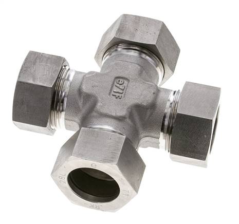 28L RVS Kruissok Snijring 160 Bar DIN 2353