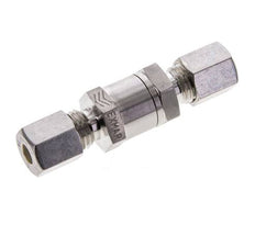 6L (M12x1.5) RVS Terugslagklep Knelfitting 1-250 bar ISO 8434-1